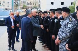 اللواء إياد بركات يستقبل  وزير الداخلية اللواء زياد هب الريح 