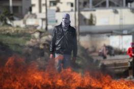 اندلاع مواجهات بين الشبان وقوات الاحتلال قرب مخيم الجلزون