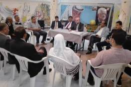 الهباش يلتقي ممثلي الجالية الفلسطينية في الجزائر