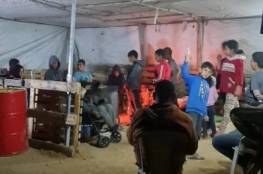 النقب: خيمة لإيواء أسرة بعد هدم مسكنها من قبل جرافات الاحتلال في خربة الوطن
