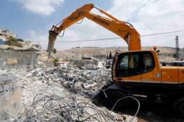 الأمم المتحدة: الاحتلال هدم وصادر 52 منزلا في الضفة خلال أسبوعين