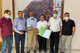 المجلس الأعلى وبلدية دير البلح يضعان حجر الأساس لمشروع توسعة مستشفى شهداء الأقصى
