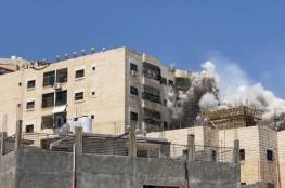 تفجير منزل الشهيد فادي جمجوم في مخيم شعفاط