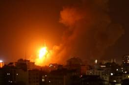 أضرار في غارات إسرائيلية فجر اليوم على قطاع غزة