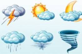 الطقس: جو غائم جزئيا وفرصة لسقوط الأمطار والحرارة حول معدلها العام