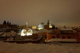 فلسطين تكتسي بالثلوج ..صور وفيديو 