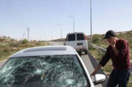 مستوطنون يهاجمون المركبات الفلسطينية جنوب نابلس