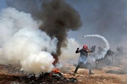 6 إصابات بالرصاص المعدني والعشرات بالاختناق خلال قمع الاحتلال مسيرة كفر قدوم