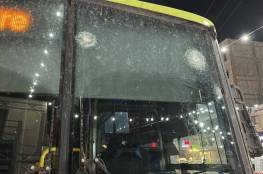 صور: أضرار في حافلة للمستوطنين بعد تعرضها لإطلاق نار قرب حوارة