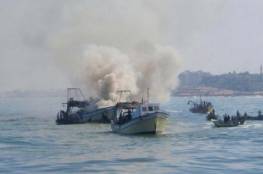 بحرية الاحتلال تستهدف الصيادين شمال قطاع غزة
