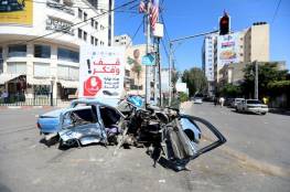 المرور بغزة: وفاة و4 إصابات بـ 7 حوادث سير