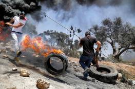 القدس: إصابات بالاختناق خلال مواجهات بالرام