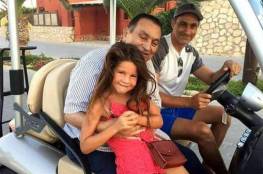 أحدث صورة لمبارك مع ابنه وحفيدته خلال إجازة الصيف