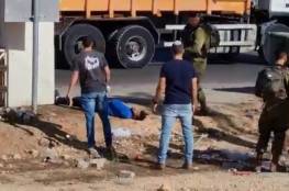 فيديو.. قوات الاحتلال تطلق النار على شاب قرب مفترق عصيون بزعم تنفيذه عملية طعن