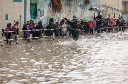 غزة: الشعبية تدعو إلى اغاثة عاجلة للمتضررين من الأجواء الشتوية العاصفة
