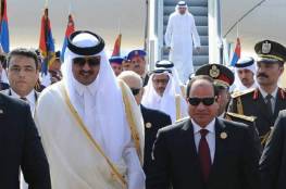 السيسي يدعو أمير قطر لزيارة مصر "في أقرب فرصة"