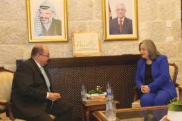 فلسطين وسلوفاكيا تبحثان افاق التعاون الثنائي