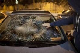 مستوطنون يهاجمون مركبات المواطنين في القدس