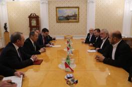 حماس تكشف تفاصيل لقاء وفدها برئاسة هنية مع وزير الخارجية الروسية لافروف في موسكو