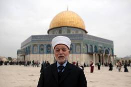 المفتي العام يناشد العرب والمسلمين لإنقاذ القدس ويحذر من حرب دينية
