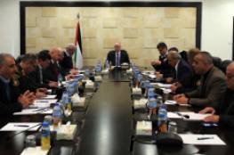 الحمد الله يترأس اجتماعا لقادة المؤسسة الأمنية الفلسطينية