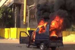 القبض على متهمين بحرق سيارة لبلدية رام الله