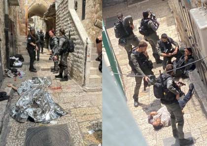 شاهد: سائح تركي يطعن شرطيا إسرائيليا في القدس