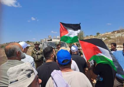 الاحتلال يقمع فعالية ضد الاستيطان على أراضي "أبو لوقا" شرق طولكرم