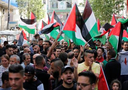 مسيرات أعلام فلسطينية في قرى وبلدات جنين إسنادا للقدس