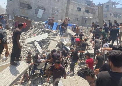 4 شهداء في قصف للاحتلال استهدف منزلا في رفح