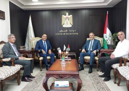 الوزير عساف يستقبل السفير المغربي لدى فلسطين