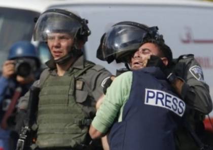 دعم الصحفيين: الاحتلال يرتكب 58 انتهاكاً "إسرائيلياً" بحق الصحفيين خلال شهر ديسمبر