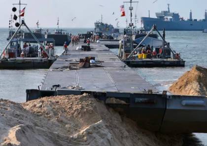 واشنطن تعلن إنجاز بناء ميناء غزة العائم