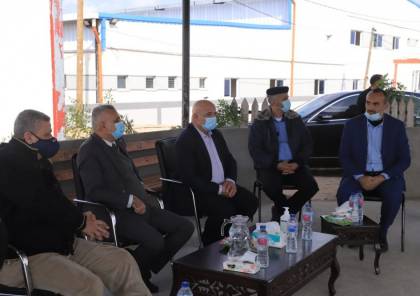 رئيس متابعة العمل الحكومي بغزة يتفقد إنشاءات جديدة بحاجز بيت حانون
