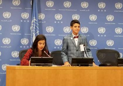 طالبان لاجئان من مدارس الاونروا بغزة والاردن يثيران ذهول الجمعية العامة للامم المتحدة 