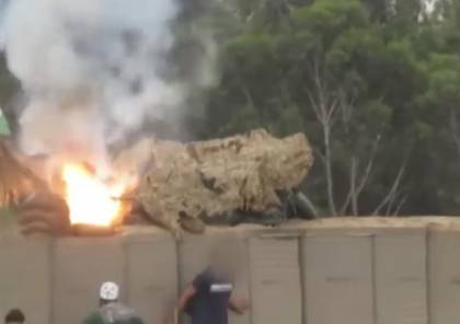 فيديو: هكذا أحرق الشبان ثكنة عسكرية للاحتلال شرق البريج وعادوا بسلام