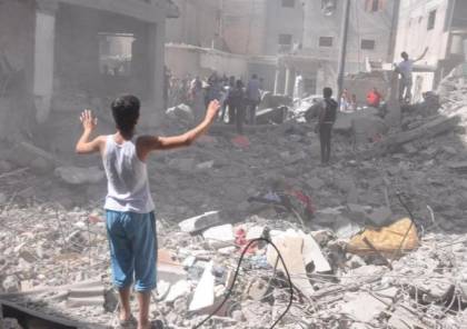 استشهاد لاجئ فلسطيني بقصف حي المنشية في درعا السورية