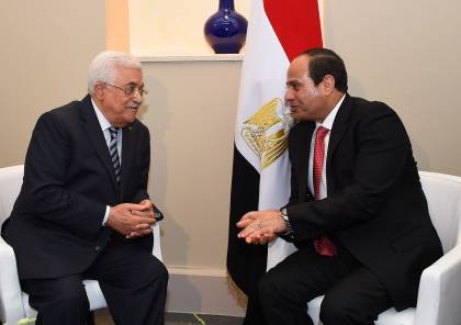 السيسي يهاتف عباس : مصر قلقة من اي اجراءات جديدة قد تتخذها السلطة ضد غزة