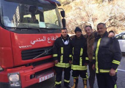 صور.. إسرائيليون يكتبون: "رجال الإطفاء الفلسطينيون شجعان"
