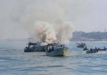 بحرية الاحتلال تستهدف مراكب الصيادين شمال القطاع