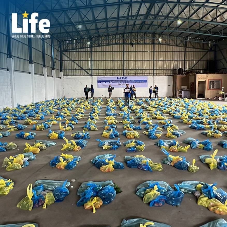 لايف للإغاثة والتنمية تواصل حشد جهودها الميدانية لإعادة سريان الحياة في غزة