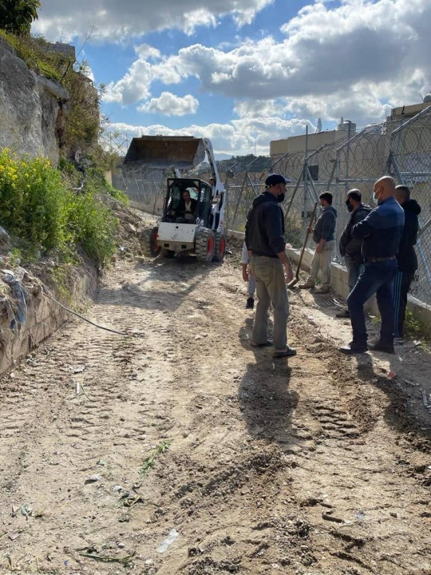 تعبيد شارع الوادي 5