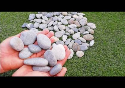 كيف تصنع تحف منزلية ساحرة بقطع الحجارة... فيديو