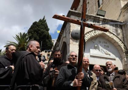 المسيحيون الكاثوليك يحيون "الجمعة العظيمة" في القدس