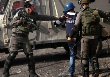 تقرير يرصد انتهاكات الاحتلال بحق الصحفيين خلال شهر يناير الماضي