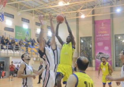 فوز غزة الرياضي على خدمات خانيونس بدوري السلة