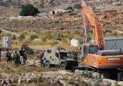 الاحتلال يستولي على شاحنة و"باجر" جنوب الخليل