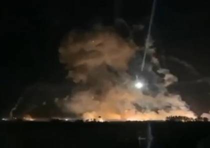 انفجار ضخم يهز قاعدة عسكرية تستخدمها قوات الحشد الشعبي جنوبي بغداد (فيديو)