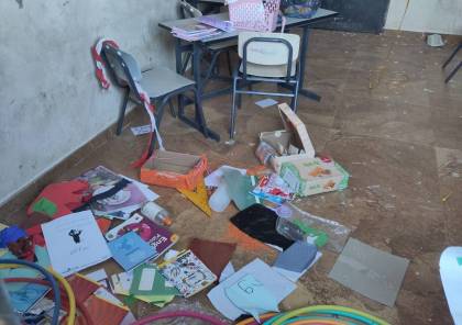 مستوطنون يعتدون على مدرسة شرق رام الله