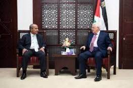الرئيس عباس يستقبل رجل الأعمال الأردني زياد المناصير